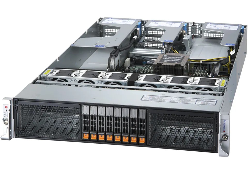 取寄 SuperMicro AS-2115HV-TNRT AMD Threadripper PRO 7965WX 128GB 960GB